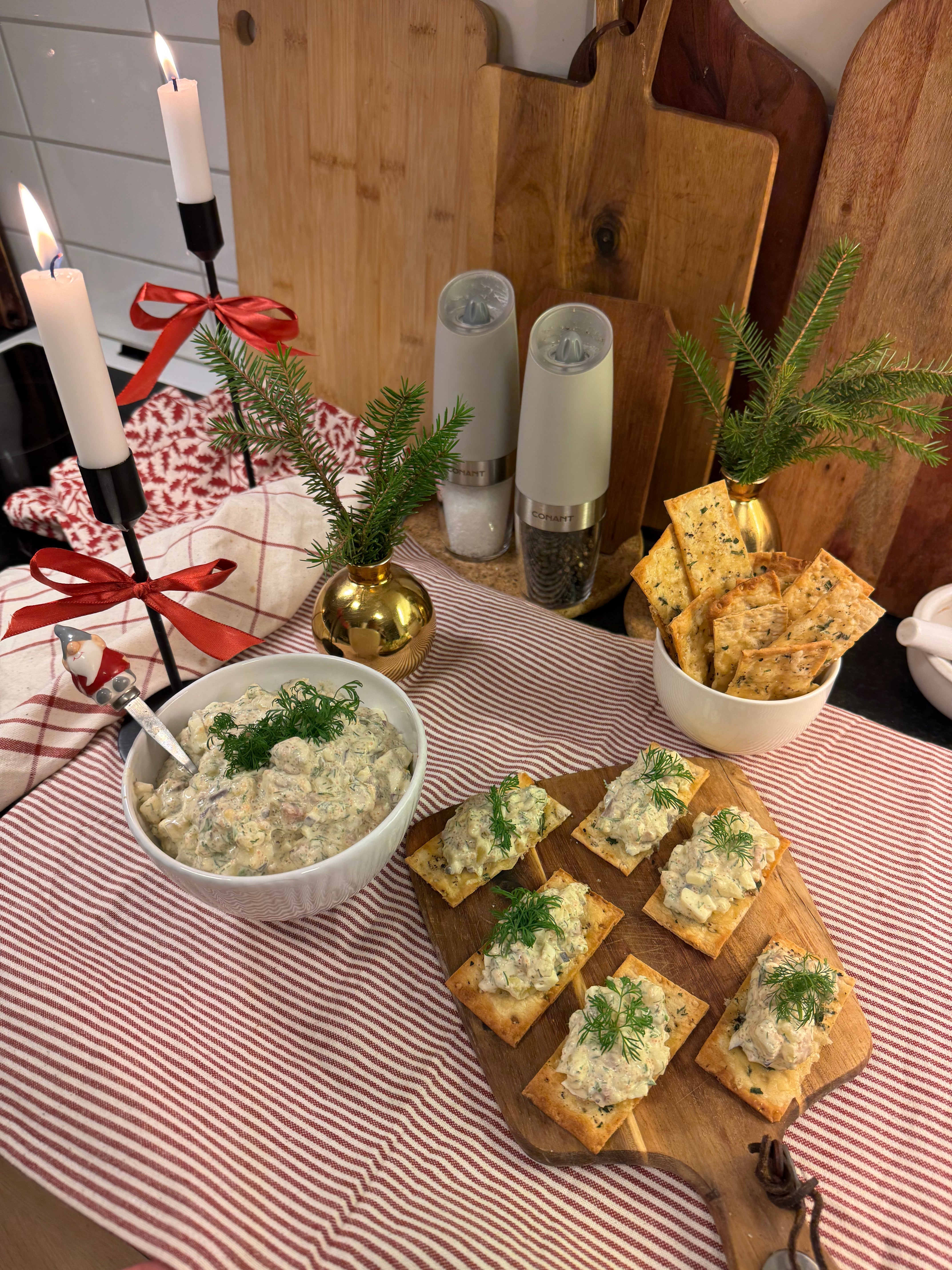 Matjesröra med Västerbottenschips