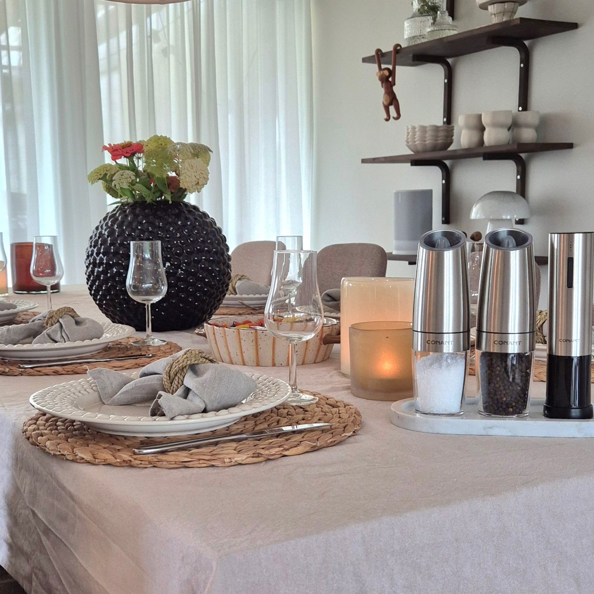 Vit carrara paket Dukning